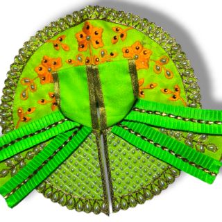 Laddu Gopal Patka Poshak Green