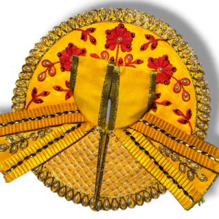 Laddu Gopal Patka Poshak Yellow