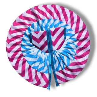 Summer Special Cotton Lahariya Poshak Red-Blue